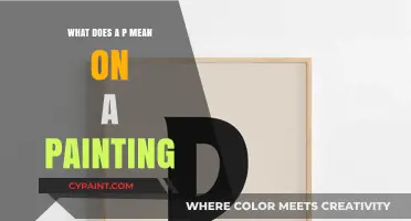 Unveiling the Mystery: What Does a 'P' Mean on a Painting?