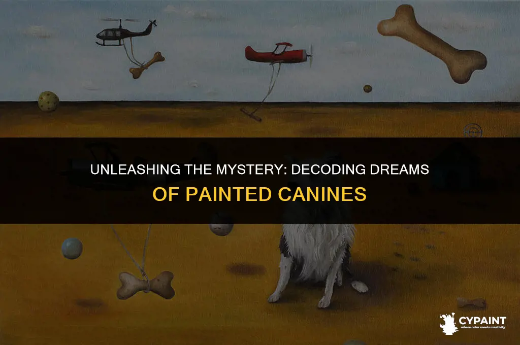 what does a painted dog appearing in a dream mean