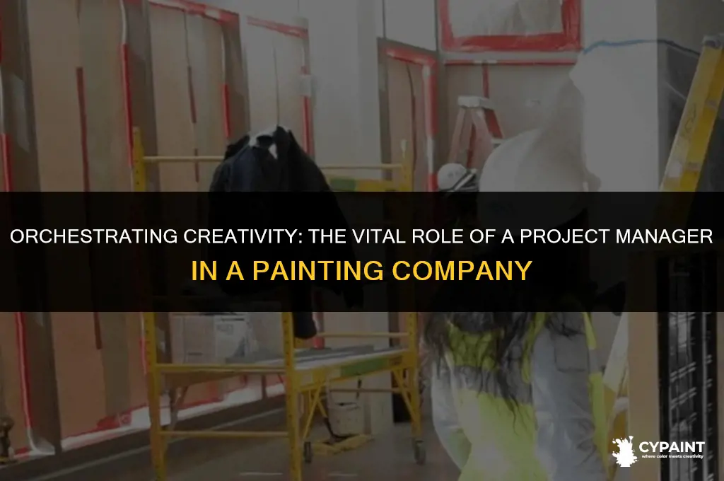 what does a project manger do for a painting company