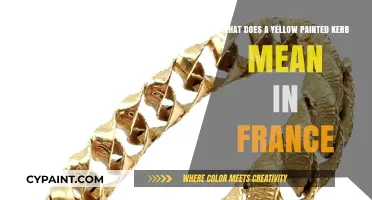 France's Kerb Code: Yellow Means..