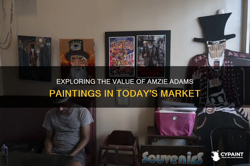what does an amzie adams painting go for