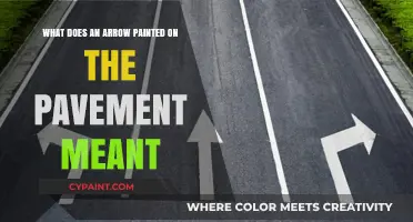 Pavement Arrows: What Do They Mean?