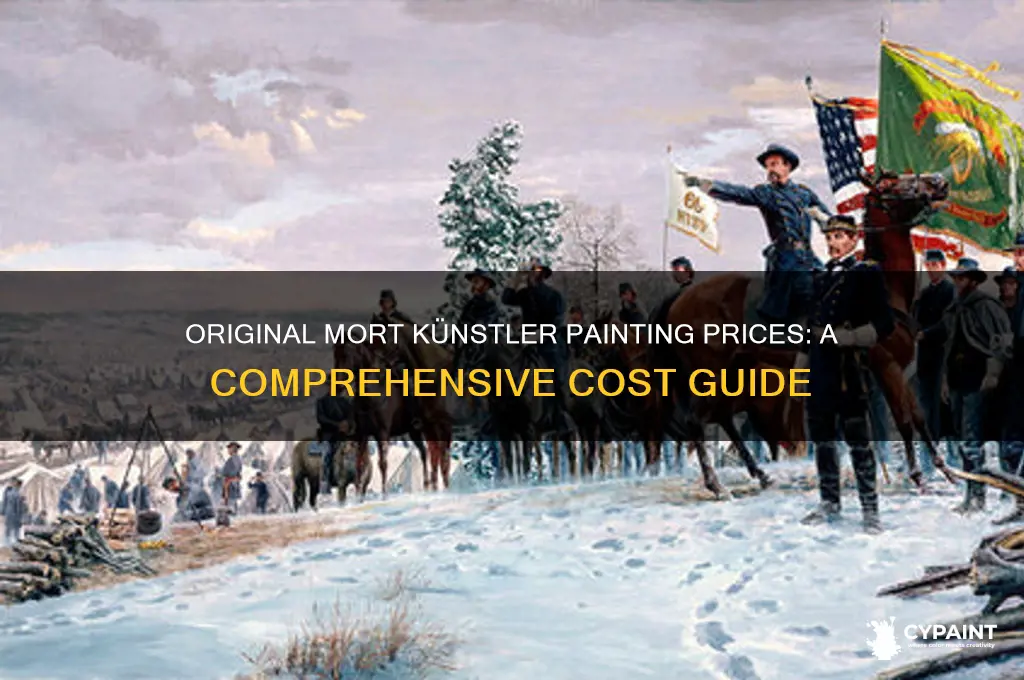 what does an original mort kunstler painting cost