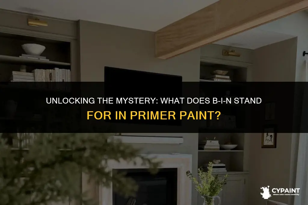 what does b-i-n stand for in primer paint