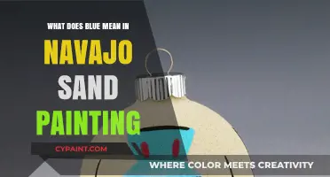 Blue's Sacred Role in Navajo Sand Painting: Symbolism and Meaning