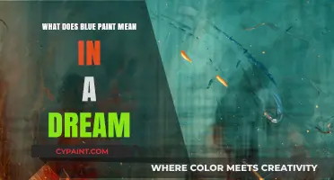 Decoding Blue Paint Dreams: Symbolism, Interpretation, and Hidden Meanings