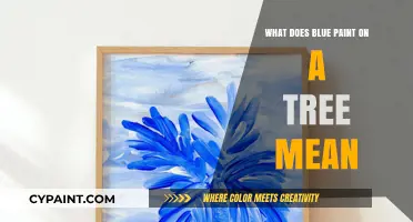 Decoding Nature's Markers: The Meaning Behind Blue Paint on Trees