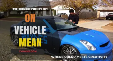 Blue Tape Mystery: Why It's on Vehicles