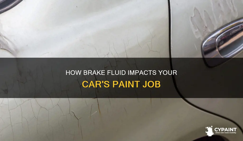 what does brake fluid do to a paint job