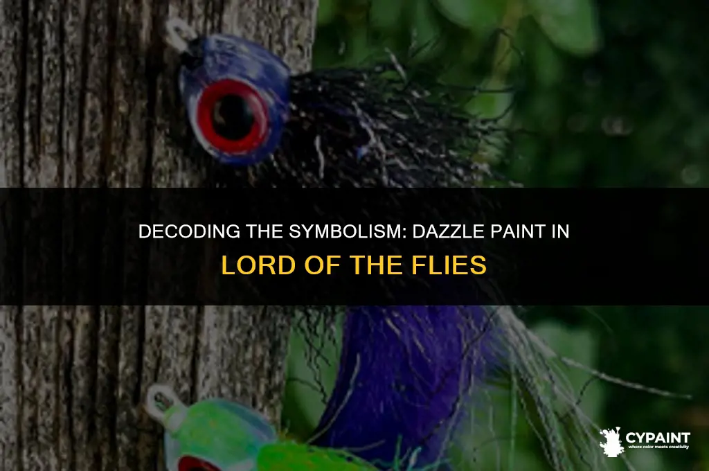 what does dazzle paint mean in lord of the flies