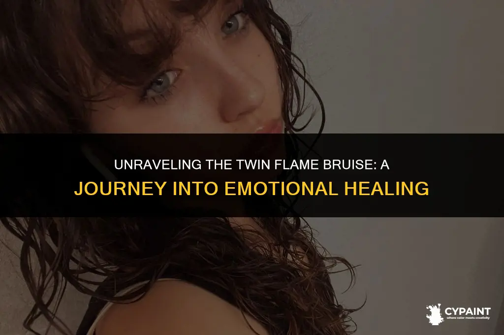 what does did the twin flame bruise paint you blue