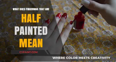 Half-Painted Fingernails: Uncovering the Hidden Meanings and Trends