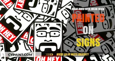 Decoding 'Geek' Graffiti: Unveiling the Meaning Behind the Painted Signs