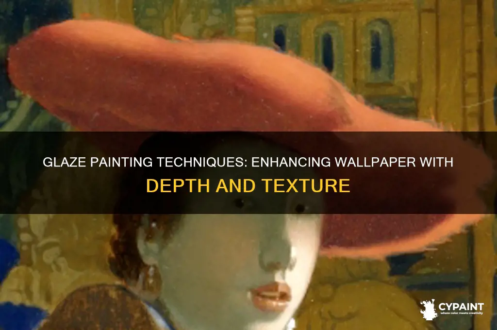 what does glaze painting do to a wallpaper