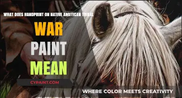 Decoding the Significance of Handprints in Native American Tribal War Paint