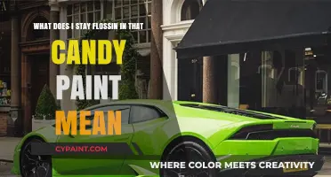 Decoding the Slang: "I Stay Flossin' in That Candy Paint" Explained