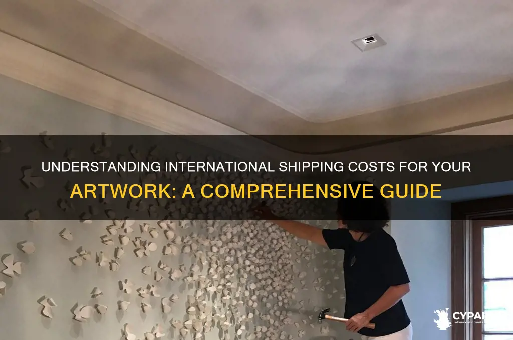 what does international shipping cost for a painting