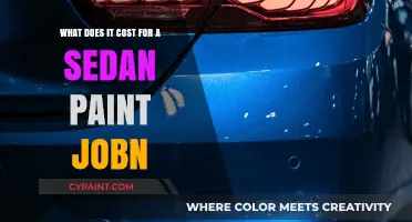Sedan Paint Job Costs: How Much to Shell Out?