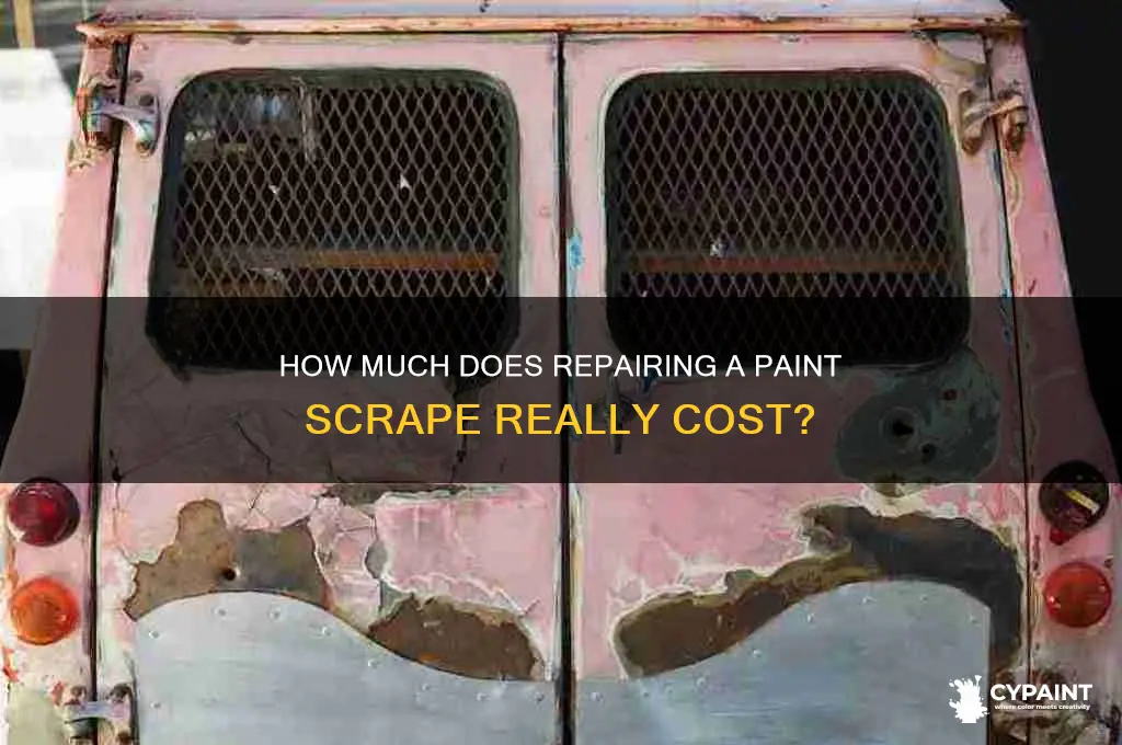 what does it cost to fix paint scrape