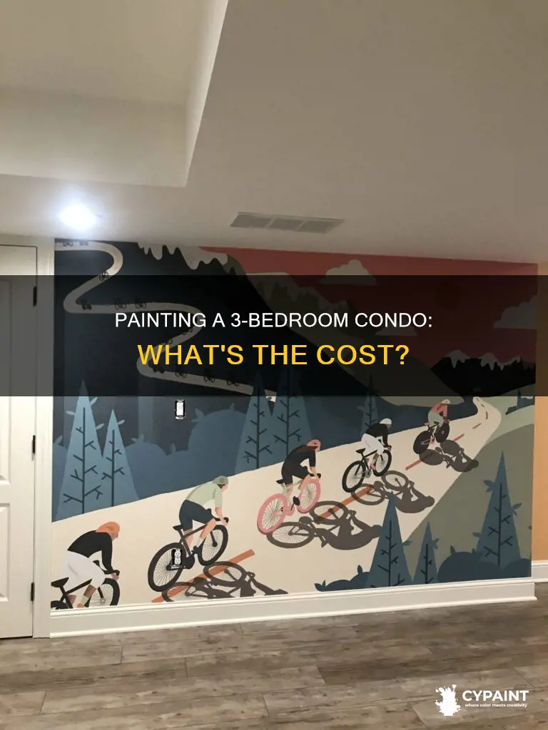 what does it cost to paint 3 bedroom condo