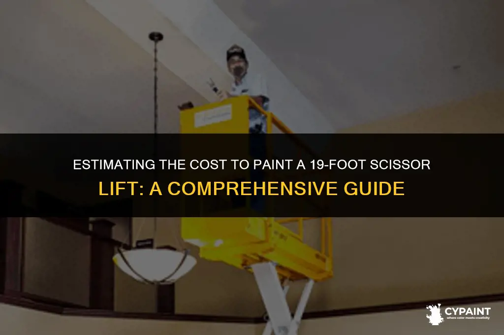 what does it cost to paint a 19ft sizzor lift