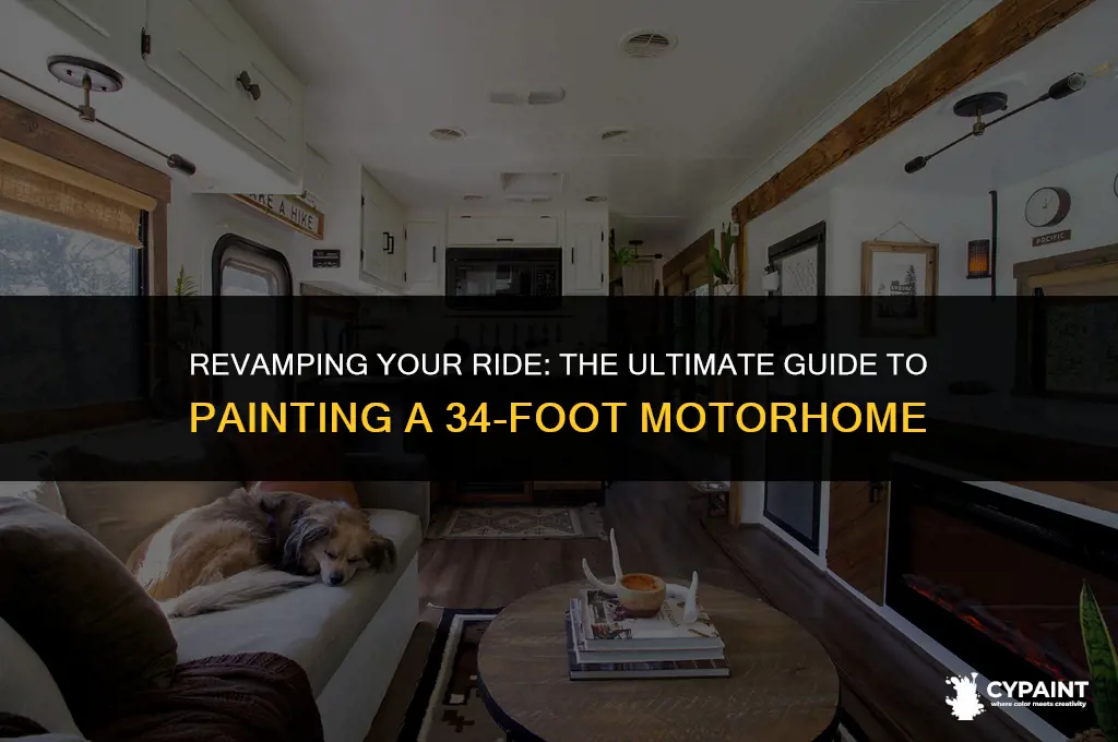 what does it cost to paint a 34-foot motorhome
