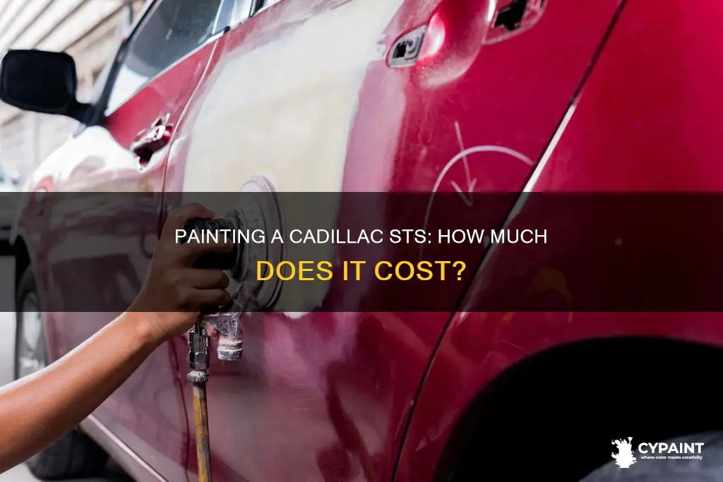 what does it cost to paint a cadillac sts