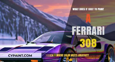 Ferrari 308: Custom Paint Job Cost