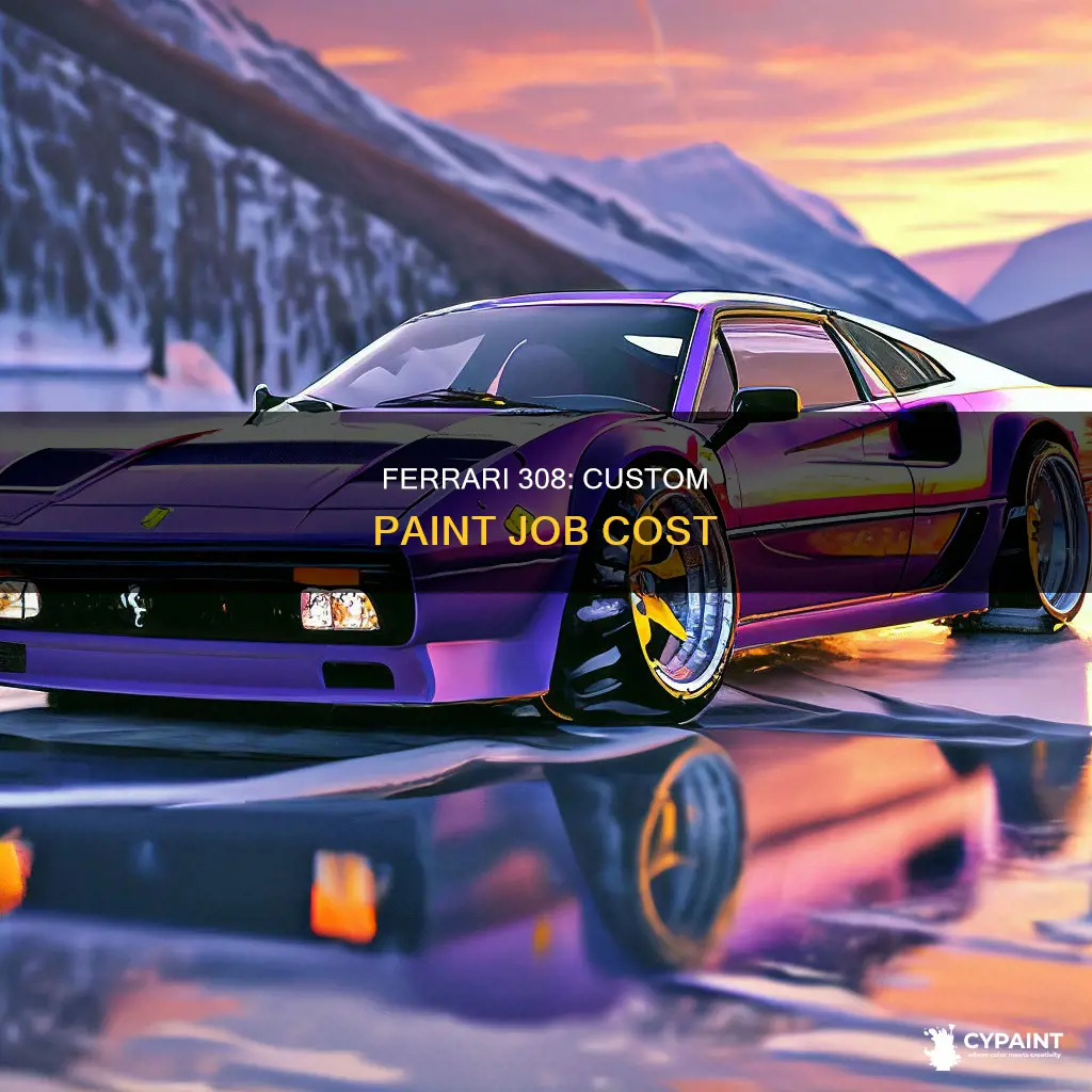 what does it cost to paint a ferrari 308