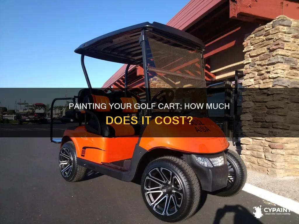 what does it cost to paint a golf cart