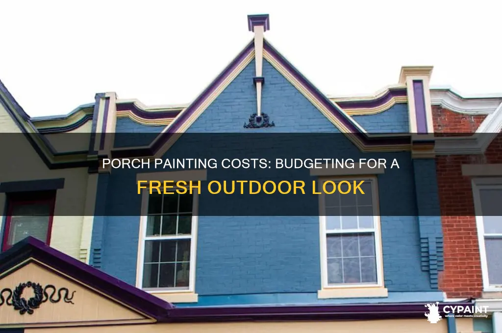 what does it cost to paint a porch