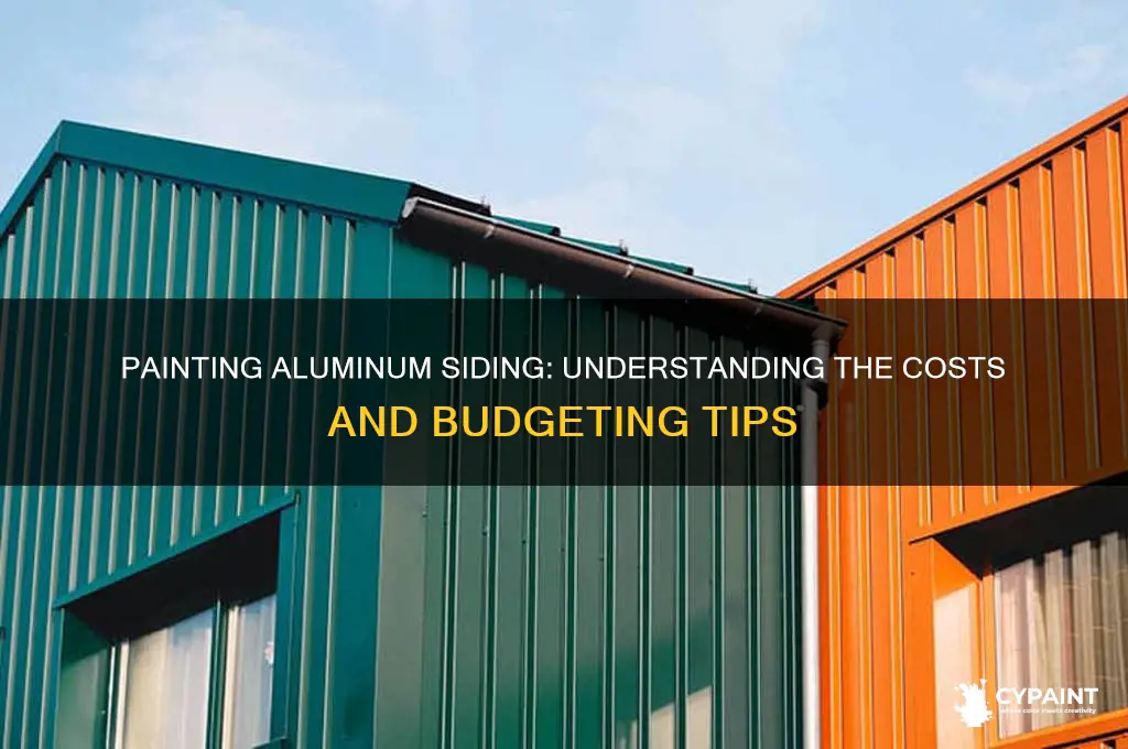 what does it cost to paint aluminum siding