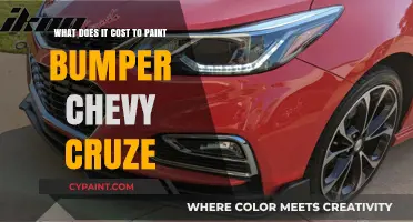 Cost to Paint Bumper of a Chevy Cruze