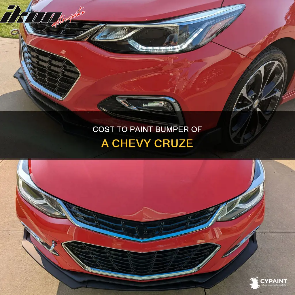 what does it cost to paint bumper chevy cruze