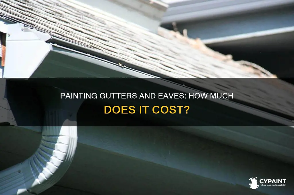 what does it cost to paint gutters and eaves
