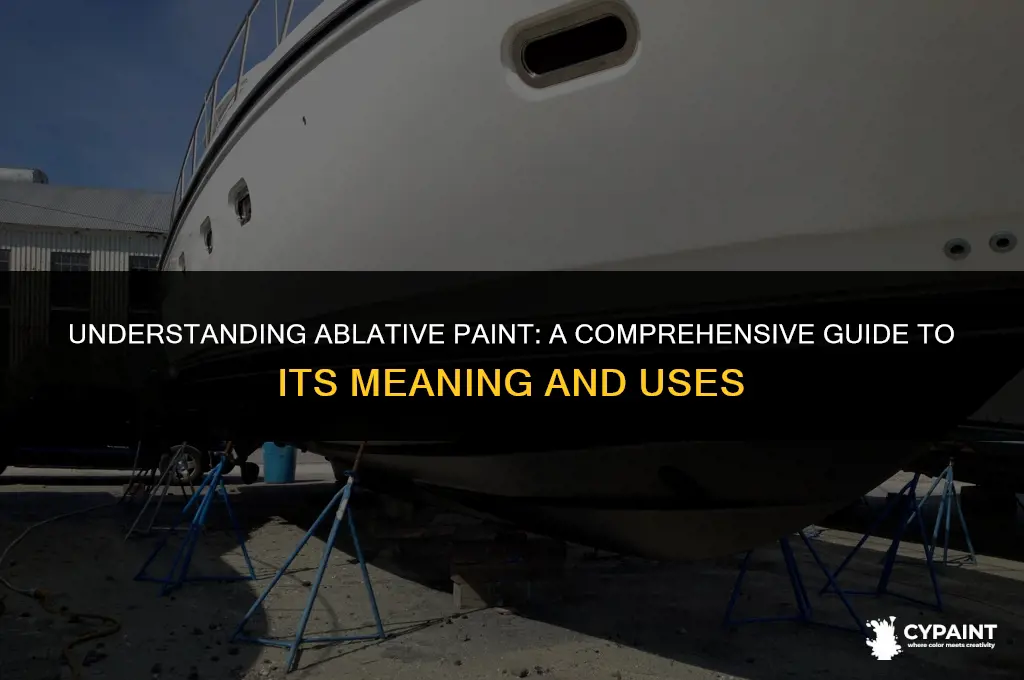what does it mean for a paint to be ablative
