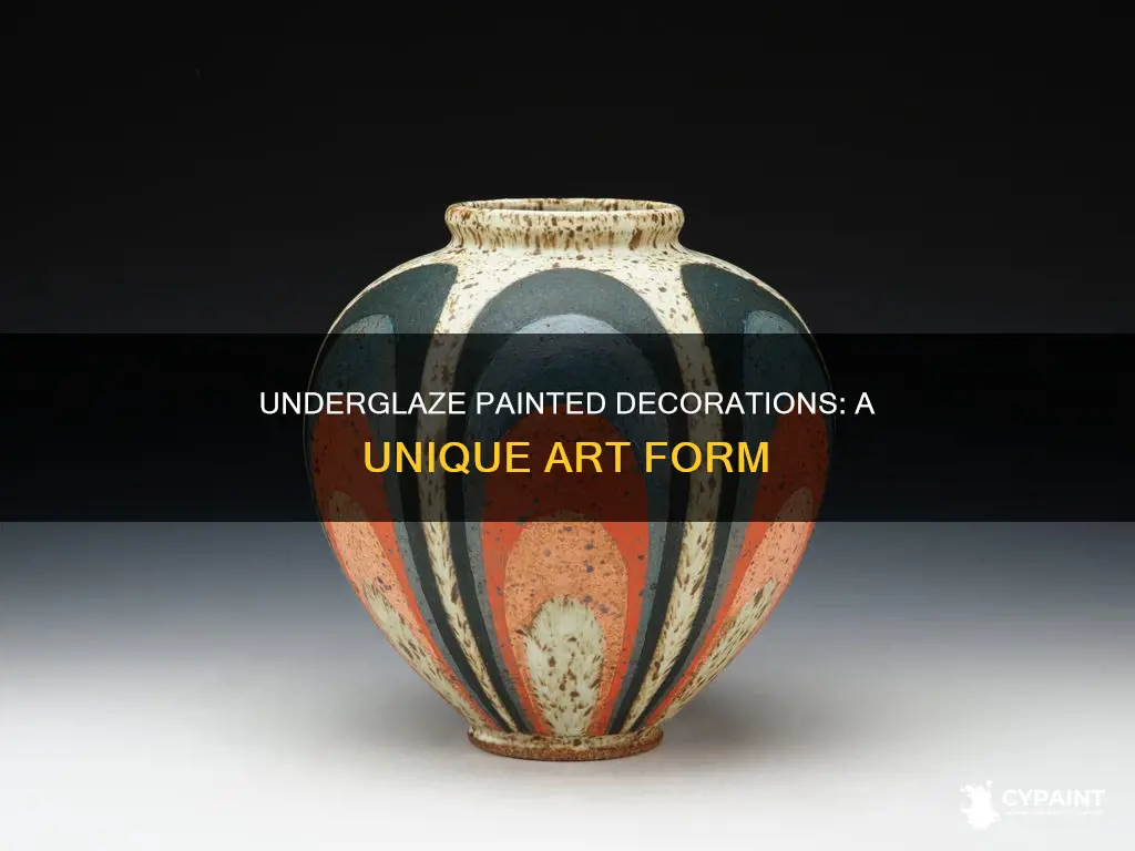 what does it mean for an underglaze painted decoration
