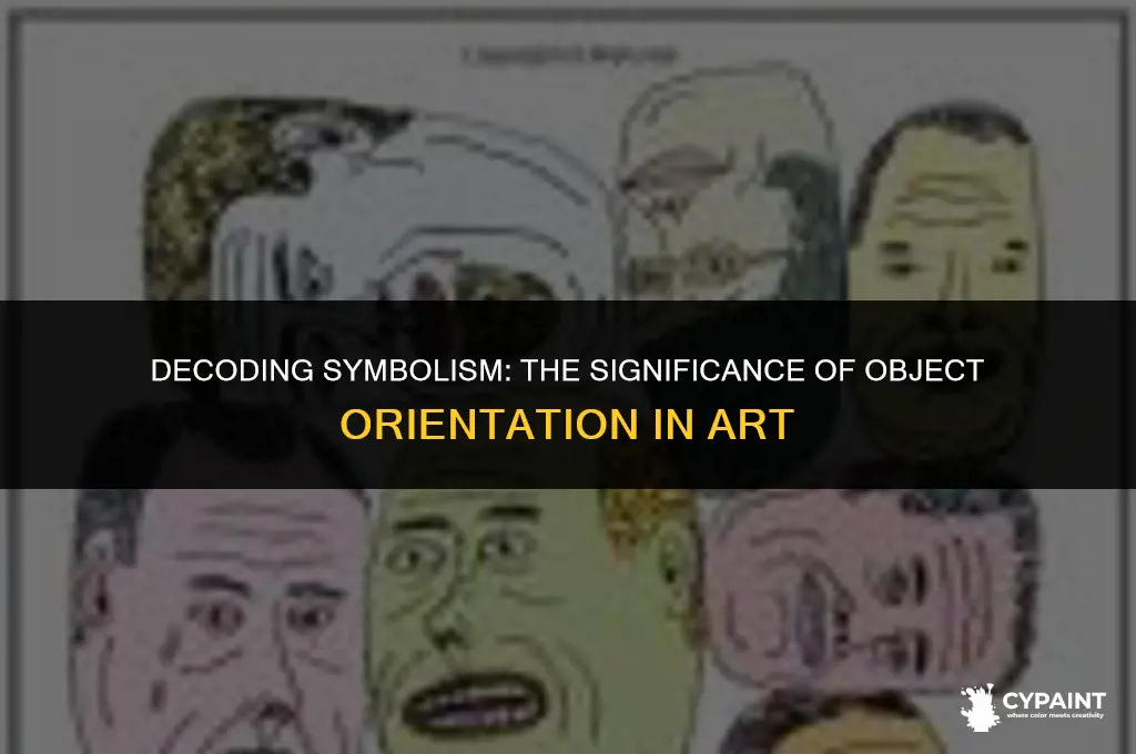 what does it mean if an object painted is facing