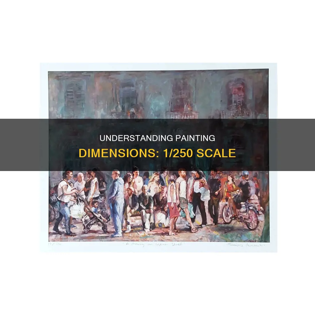what does it mean on a painting 1 250