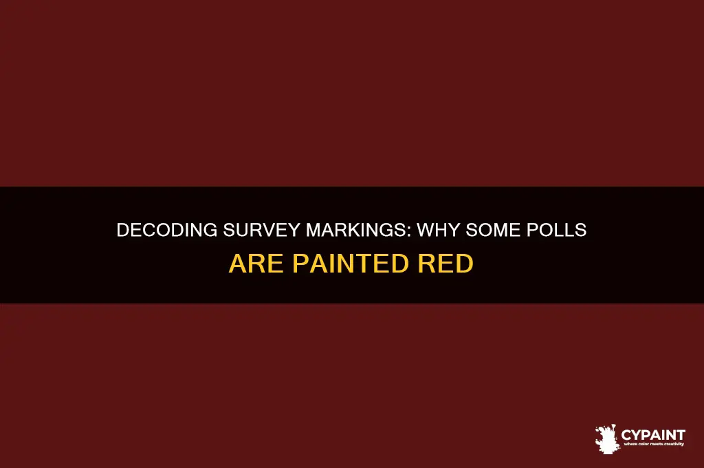 what does it mean on survey this pl painted red