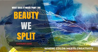 The Beauty We Split: A Painted Perspective