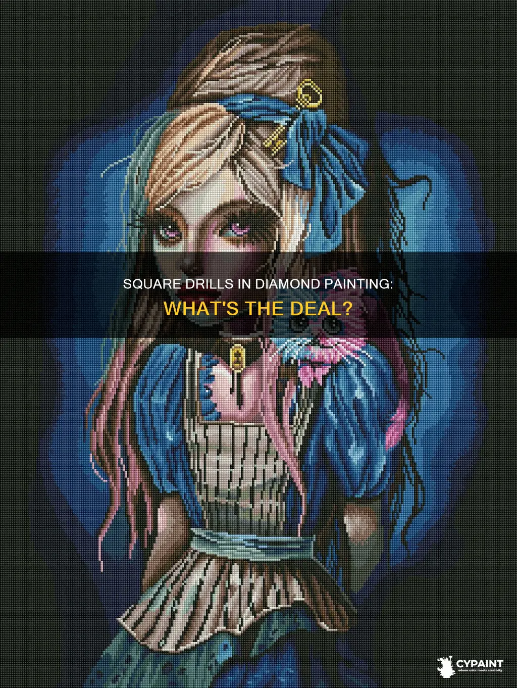 what does it mean square dirll in diamond painting