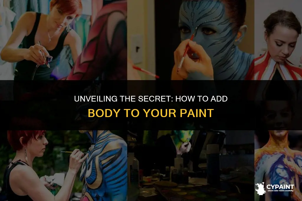 what does it mean to add body to the paint