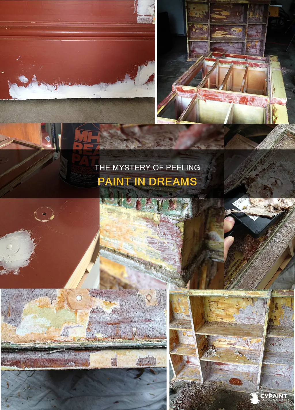 what does it mean to dream of peeling paint