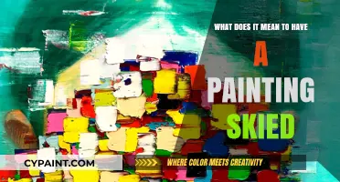 The Art of Vandalism: Skiers Defacing Paintings