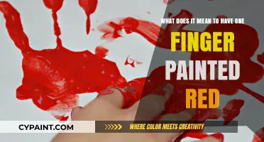 Decoding Symbolism: The Significance of a Single Red-Painted Finger