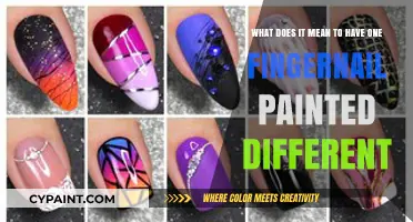 Embracing Individuality: The Significance of a Single Painted Fingernail