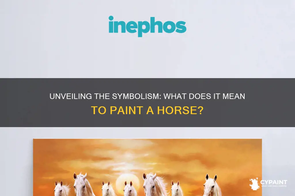 what does it mean to paint a horse