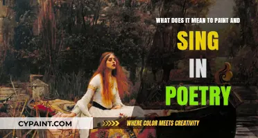 Brushstrokes and Melodies: The Art of Painting and Singing in Poetry