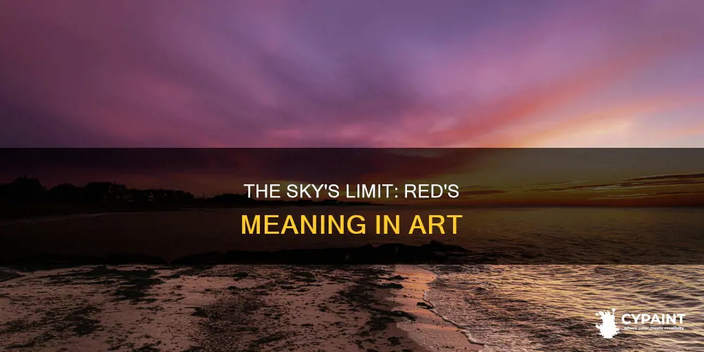what does it mean to paint the sky red